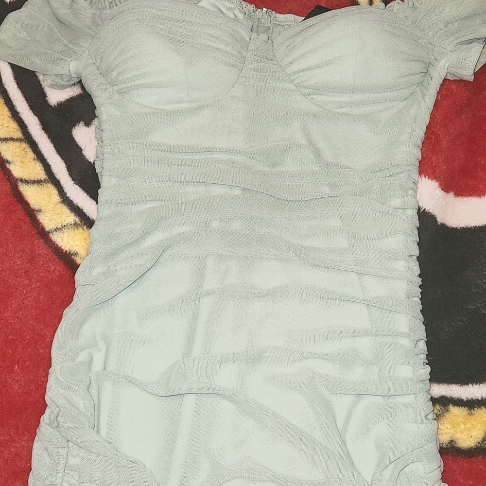 Teal dress